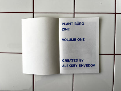 Plant Büro Zine, v. 1