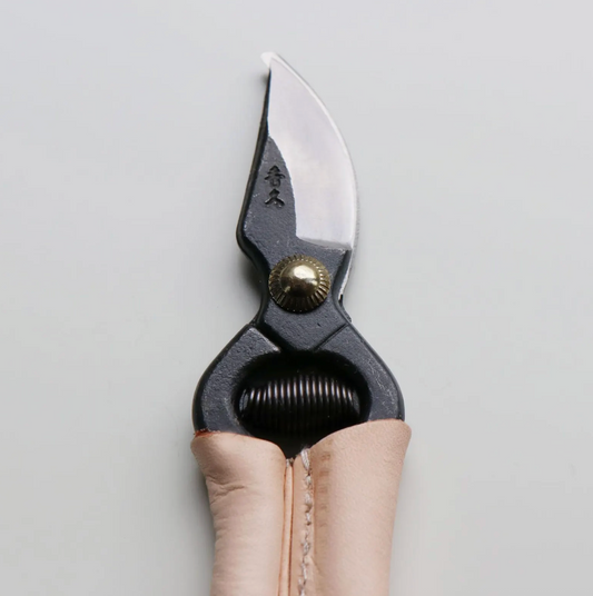 japan mini secateur leather